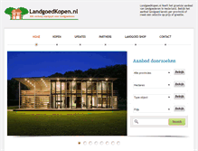 Tablet Screenshot of landgoedkopen.nl